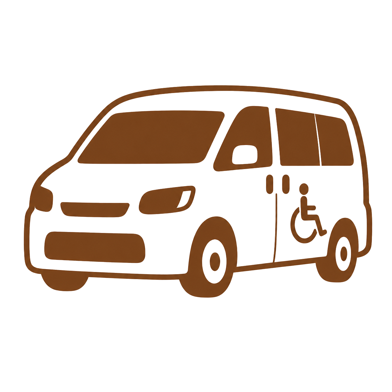 介護タクシー車両のアイコン